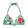 Top Bikini a Triangolo Buonumore Fiori tropicali