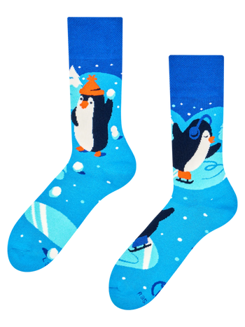 Calzini caldi Pinguini sui pattini