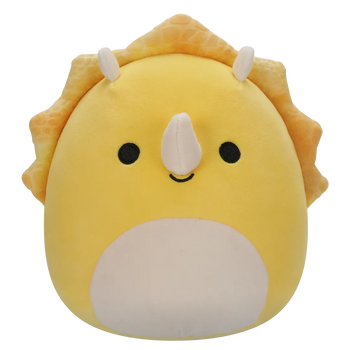 Squishmallows Lancaster il triceratopo giallo, 20 cm