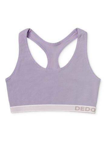 Bralette da donna lilla cipria