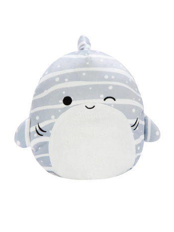 SQUISHMALLOWS Saschie lo squalo con la pancia scintillante, dimensioni: 30 cm