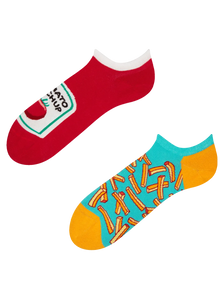 Calzini sneaker Buonumore Patatine fritte e ketchup