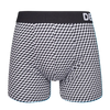 Boxer aderenti da uomo stampati bianco e nero
