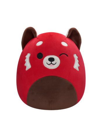 Squishmallows Cici il panda rosso che fa l’occhiolino, 20 cm
