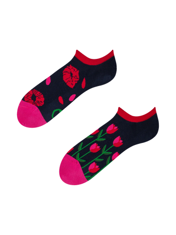 Calzini sneaker Buonumore Labbra e tulipani