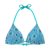Top Bikini a Triangolo Buonumore Stampa azteca