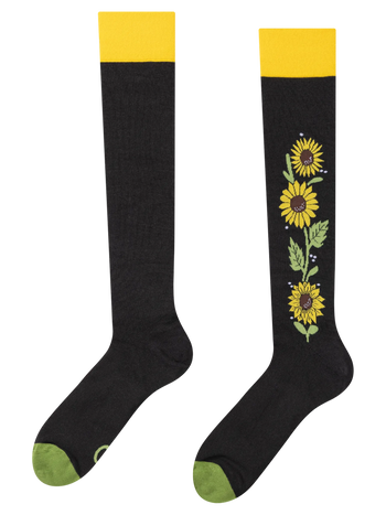 Calze al ginocchio Buonumore Girasoli di notte