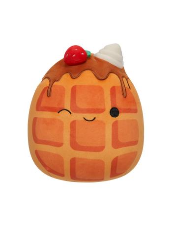 Squishmallows Weaver, il waffle con fragole e panna, 20 cm