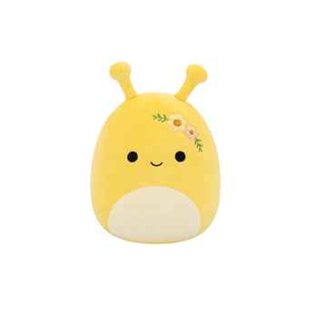 Squishmallows Zarina l'ariolimax gialla con fiori, 20 cm