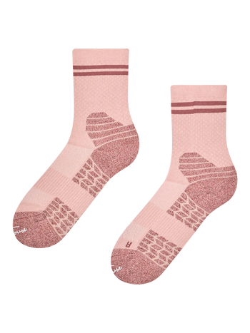 Calzini da escursionismo da donna rosa