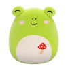 Squishmallows Wendy la rana verde con funghetto ricamato, 20 cm