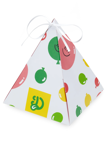 Confezione regalo a piramide Palloncini delle feste