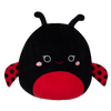 Squishmallows Trudy la coccinella nera, 35 cm