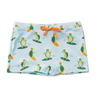 Pantaloncini da bagno Buonumore elasticizzati per bambini Tartaruga surfista