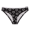 Slip da donna Buonumore Cuori bianchi e neri