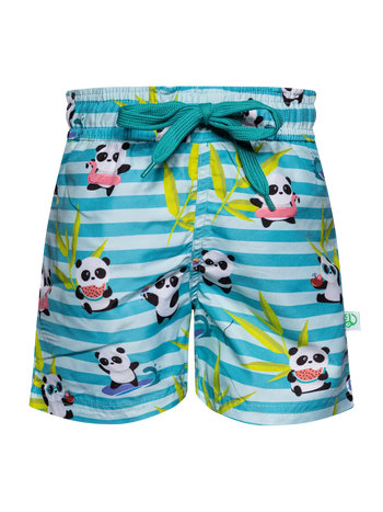 Pantaloncini da bagno Buonumore per bambino Panda in vacanza