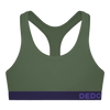 Bralette da donna verde scuro