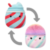 Squishmallows 2in1 Tucker la granita/Bevin lo zucchero filato, 13 cm