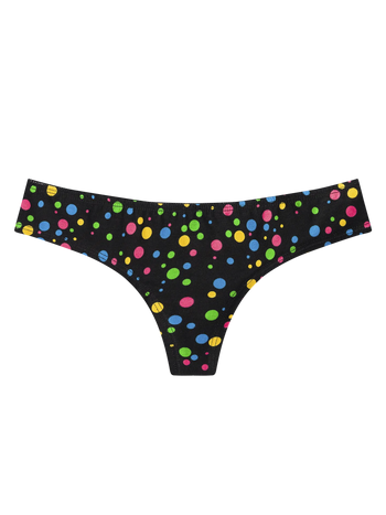 Slip brasiliano Buonumore da donna Puntini fluo