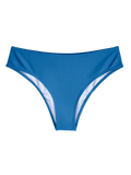 Slip bikini a vita media eliotropo