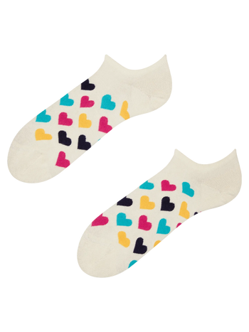 Calzini sneaker Buonumore Cuori colorati