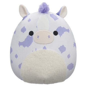 Squishmallows Abelita la puledra Appaloosa lavanda, 30 cm