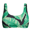 Top bikini sportivo Buonumore Foglie di banano