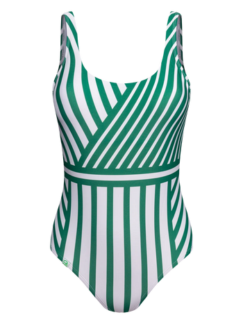 Costume intero Buonumore Righe verdi