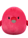 Squishmallows Fuzzamallows Cookie il fenicottero rosa, 30 cm