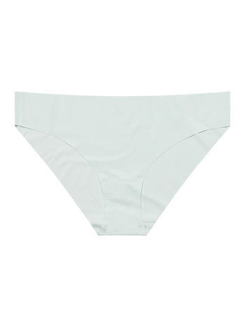 Slip senza cuciture da donna verde chiaro