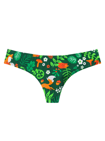 Slip brasiliano Buonumore da donna Animali del bosco