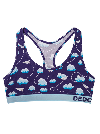 Bralette da donna Buonumore Aerei di carta e nuvole