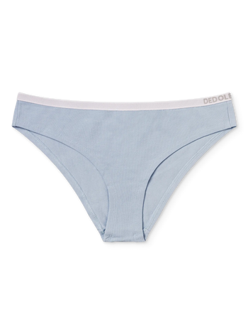 Slip da donna blu cipria