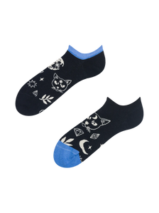 Calzini sneaker Buonumore Gatto e luna