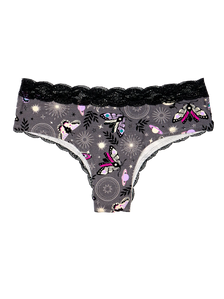 Slip da donna con inserti in pizzo Farfalle notturne