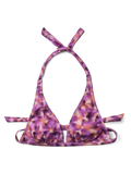 Top bikini Buonumore a triangolo Mimetico rosa