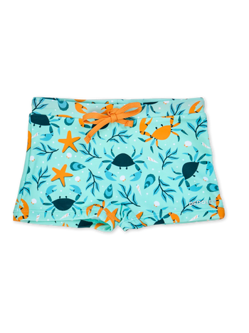 Pantaloncini da bagno elasticizzati Buonumore per bambini Granchio di mare