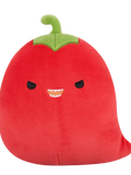Squishmallows Christo il peperoncino rosso con occhi birichini, 20 cm