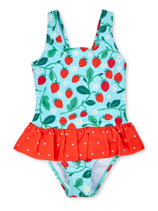Costume da bagno Buonumore da bambina Fragoline