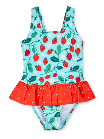 Costume da bagno Buonumore da bambina Fragoline