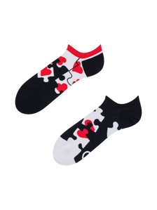 Calzini sneaker Buonumore Puzzle a cuore
