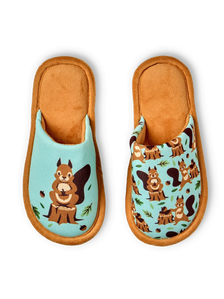 Pantofole da bambino Buonumore Scoiattolo nel bosco