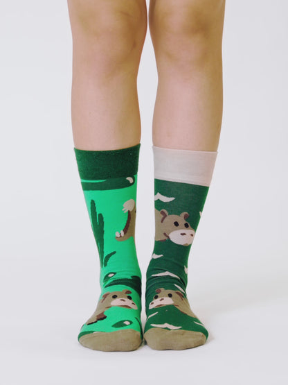 Calzini Buonumore Ippopotamo a bagno