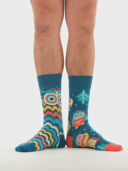 Calzini Buonumore Gufo saggio